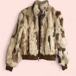 Wilsons Leather genuine  fur  Teddy Jacket